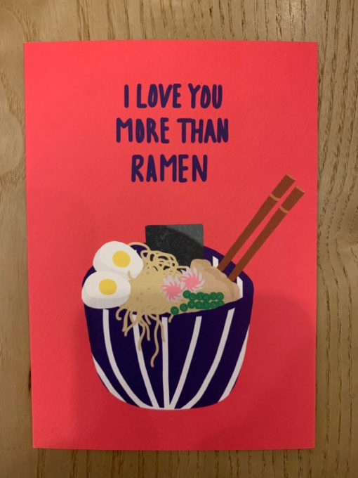 ‘I love you more than ramen’ Gift Card